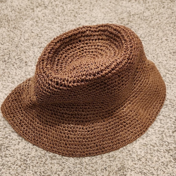Madewell Brown Crochet Bucket Hat - Picture 5 of 5